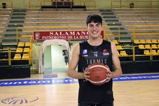 Álvaro Sánchez Ollero, con el CB Tormes / FOTO CB TORMES.