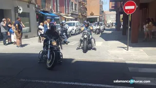 Concentración motera en Peñaranda