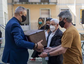 Los restos del salmantino Ramón Haro Gómez se reencuentran con sus familiares 83 años después de ser ejecutado en un paraje navarro