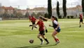 Luna Ruano, con el brazalete de capitán del Salamanca Fútbol Femenino.