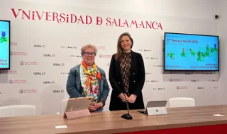 Matilde Olarte y Mar Marcos presentan la 17ª Semana Verde USAL
