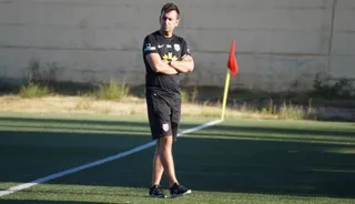 Sergio Hernández, en el derbi ante el filial del Salamanca CF UDS / FOTO SALAMANCA24HORAS.COM