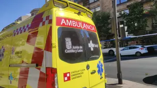 Ambulancia del Sacyl. Foto de archivo