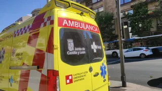 Ambulancia del Sacyl. Foto de archivo