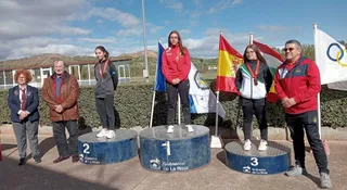 Gloria Sánchez en tiro olímpico 1