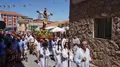 Castellanos de Moriscos celebra la procesión del Cristo y el tradicional pincho popular