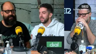 Ignatius, Broncano y Quequé durante un fragmento de La Vida Moderna Foto Cadena SER