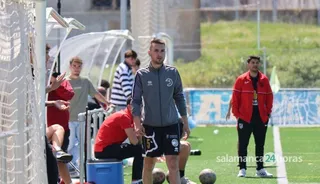 Josete, durante un partido de Unionistas de LIga Nacional | FOTO SALAMANCA24HORAS.COM