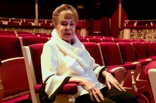 La actriz Gemma Cuervo en el Teatro María Guerrero, 2021 | EP