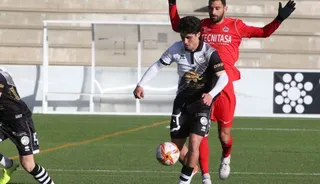 Jorge Mier, ante la UD Sanse / FOTO SALAMANCA24HORAS.COM