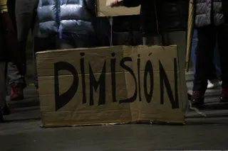 Concentración en Béjar para pedir la dimisión del alcalde