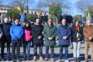 Minuto de silencio por el varón fallecido en la capea nocturna del viernes por la noche en Ciudad Rodrigo | Mateo G.J.