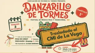 El Danzarillo de Tormes se traslada al CMI de la Vega debido a la previsión de lluvia