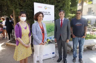 Carlos García Carbayo, y Mar Siles, participan en los actos de apertura de ‘Salamanca: Fascinación Verde’