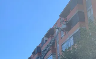Intervención de los Bomberos en la calle Nueva Guinea