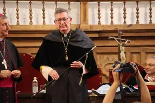 Toma de posesión del Excmo. Prof. D. Santiago García-Jalón de la Lama como nuevo rector de la Universidad Pontificia de Salamanca