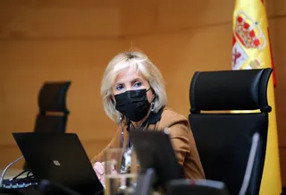 La consejera de Sanidad, Verónica Casado, comparece, a petición propia, ante la Comisión de Sanidad de las Cortes de Castilla y León para informar sobre la situación sanitaria . | FOTO: ICAL
