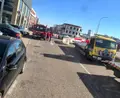 Imagen del polígono de Los Villares en el momento del accidente