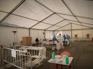 Cribado masivo realizado en Matilla de los Caños este mes de enero. | FOTO: AYUNTAMIENTO DE MATILLA DE LOS CAÑOS
