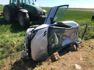 Accidente en la carretera de Alba de Tormes