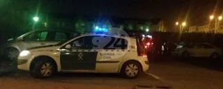 Persecución de película por el barrio Zurguén a un coche robado por jóvenes