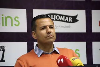 Rafa Dueñas en rueda de prensa