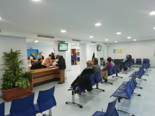 Sala de espera. Foto de archivo