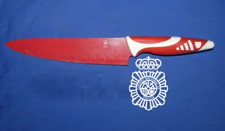 El cuchillo utilizado por el ladrón
