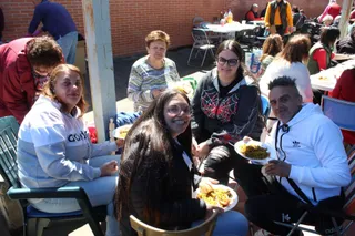 Paella en Villoria.
