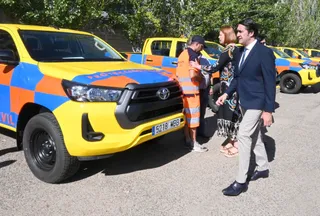 Vehículos Protección Civil. Foto Junta de Castilla y León