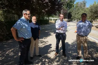 Visita Mañueco obras Aldehuela 47