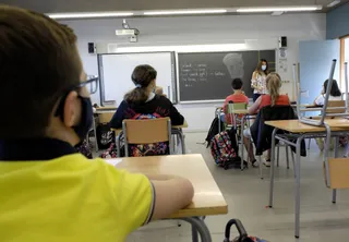Niños en un aula