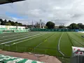 Implantación del nuevo césped en el Municipal Luis Ramos | FOTO CD GUIJUELO