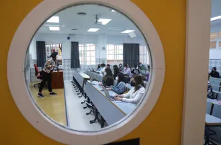 Aula de universidad.
