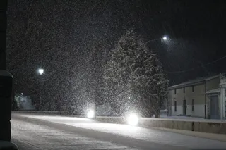 Nieve en Santiago de la Puebla