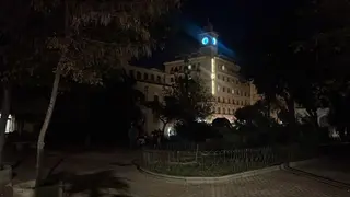 La plaza de los Bandos de Salamanca sufre un apagón