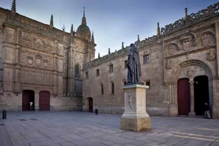 El Patio de escuelas de la Universidad de Salamanca