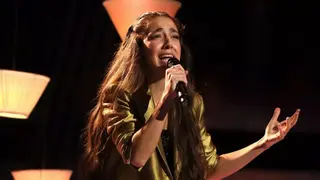 Nereida en la final de La Voz. Foto: Antena 3