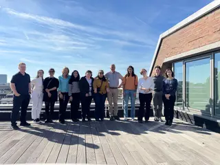 La expedición del IRNASA-CSIC junto con miembros de la Delegación del CSIC en Bruselas