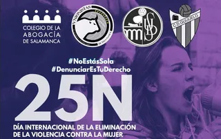 Colegio de Abogados y fútbol para eliminar la violencia contra la mujer