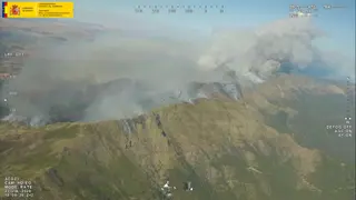 El incendio en Burgohondo, en Ávila. INFORCYL