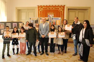 Entrega de los premios a los ganadores del concurso escolar de dibujo Zacarías González. Fotos S24H (1)