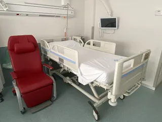 Cama en el hospital de Salamanca