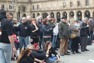 Concentración Plaza Mayor Amnistía Internacional