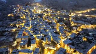 Candelario, nevada durante la noche | @calvo.dj