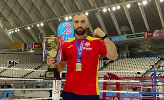 Jaime Lizana, campeón en el Campeonato de Europa senior de kickboxing