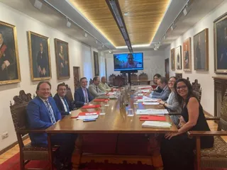 El rector Juan Manuel Corchado preside la reunión de trabajo de las fundaciones Consejo España Asia/Pacífico
