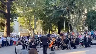 La Banda Municipal de Música ofrece sus melodías al público de La Alamedilla