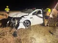 Imagen del vehículo siniestrado - Foto Bomberos Ledesma
