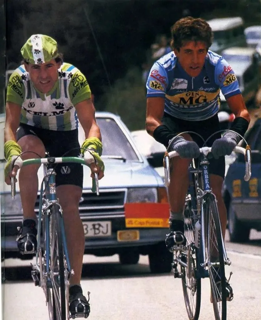 Pepe Recio y Pedro Delgado
